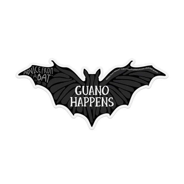 Advice from a Bat Large Sticker